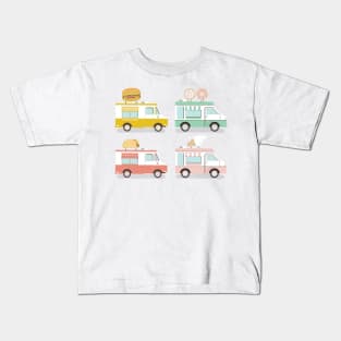 Food Trucks Kids T-Shirt